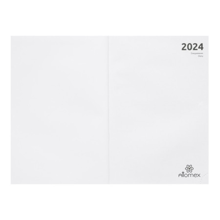 Dated diary 2024, A5, 176 sheets, Attomex.lancaster, Balakron cover, Lasse, Block 70 g/m2, blue-2