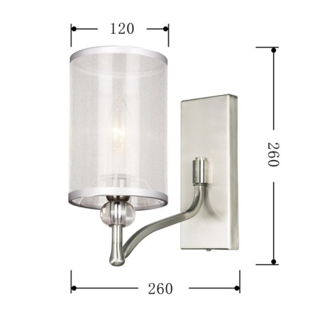 Wall lamp Laguna 120 mm, 260 mm, E14-2