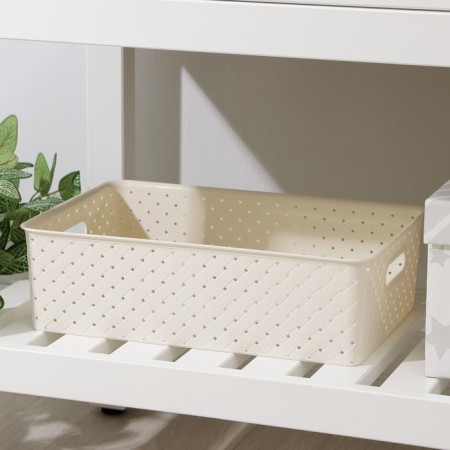 Birch basket "Birch bark", 7.5 l, 35 × 24.5 × 10.5 cm, ivory color-2