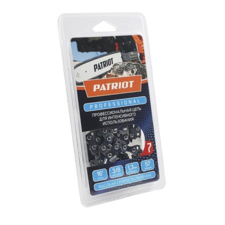 Chain Patriot Professional 91LP-57E, 3/8 "1.3 mm, 57 links, tire 40 cm, cheesel