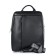 Youth backpack, artificial leather, 255x330x125 cm, black