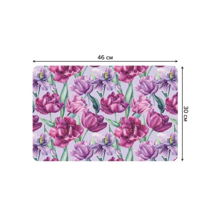 A set of napkins for setting the table "Life", rectangular, rounded edges, size 30x46 cm, 4 pcs-2
