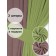 Set of curtains "Canvas", size 200x260 cm, 2 pcs, dusty rose, olive