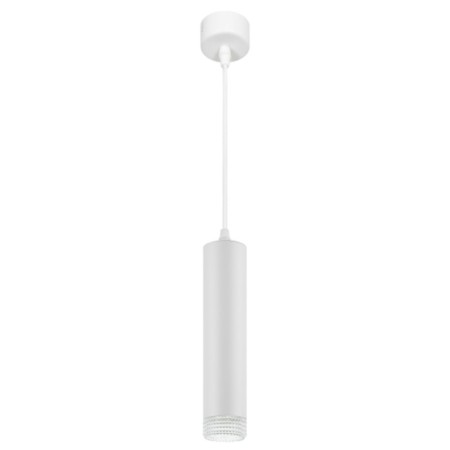 Suspended lamp PL18 WH/CL MR16 GU10 Ceiling cylinder white, transparent-1