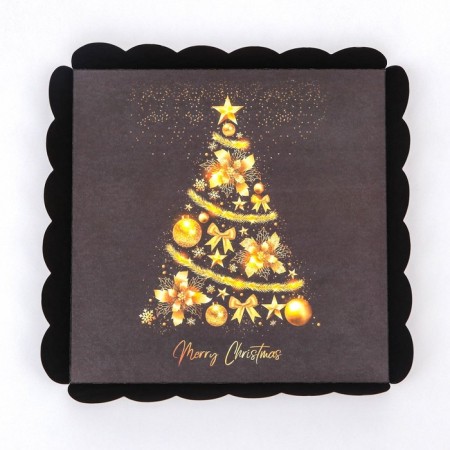 Bearbox "Festive Christmas tree", 18 x 18 x 3 cm-7