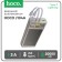 External battery Hoco J104A, 20,000 mAh, 2 Type -C, 1 USB, 1 Micro - USB, 3 A, display, gray