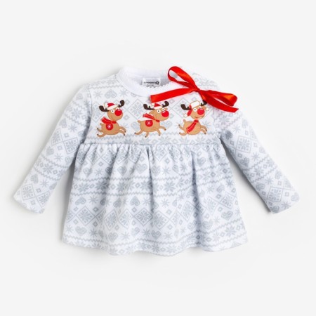 Body dress crush I "deer", height 80-86 cm, white