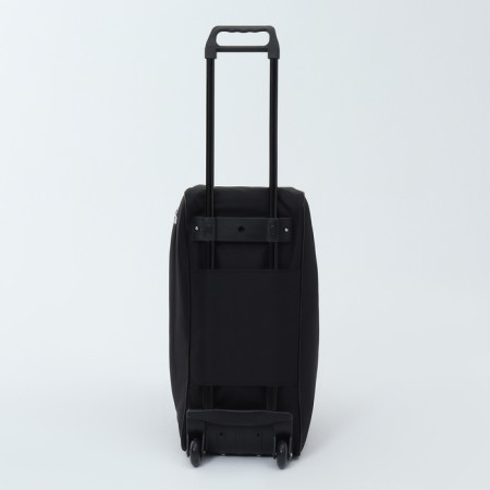 Road bag on wheels, external pocket, black color-2