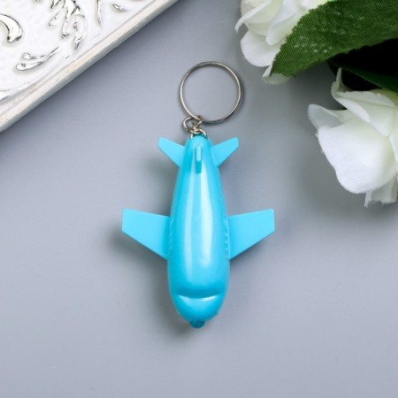 Flashlight light on the ring "plane" color mix shines 2x6x5 cm-2