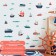 Interior color sticker "Sea transport" 30x60 cm