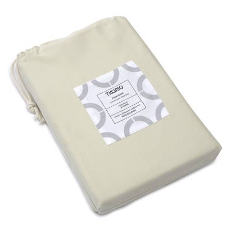 Essential sheet, size 240x270 cm, gray-beige color-3