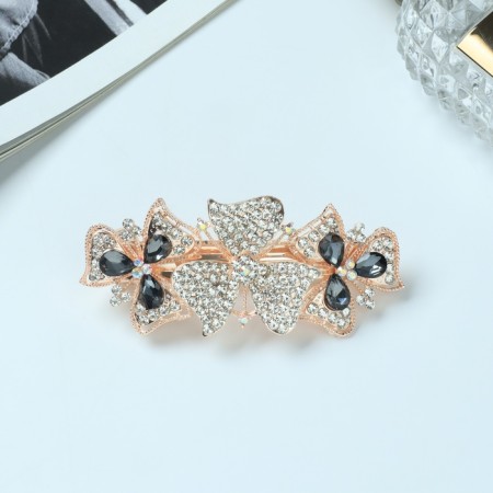Halfish hair clip "Aelita" Flower, 8.5 cm
