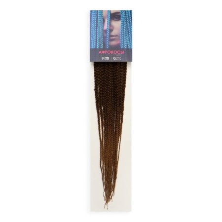 SIM-BRAIDS AFROKOSOS, 60 cm, 18 strands (CE), chestnut/blond (#FR-6)-4