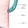 Drill - children's impotion with a soft nose, 270 ml., With handles, pink/turquoise color