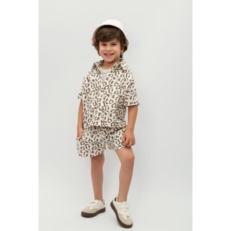 Muslim children's suit Amarobaby Easy, height 122 cm, print leopard-21
