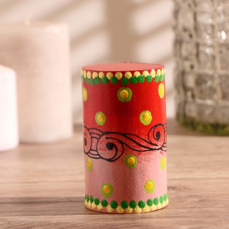 Musical instrument drum - noise of rain mix 10x6x6 cm