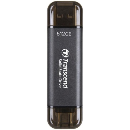 SSD Transcend USB-C 512GB TS512GESD310C Gray USB Gray