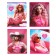 A notebook of 80 sheets in a cage on a clip of Glamorous Collection, cover coated cardboard, glossy lamination, mix