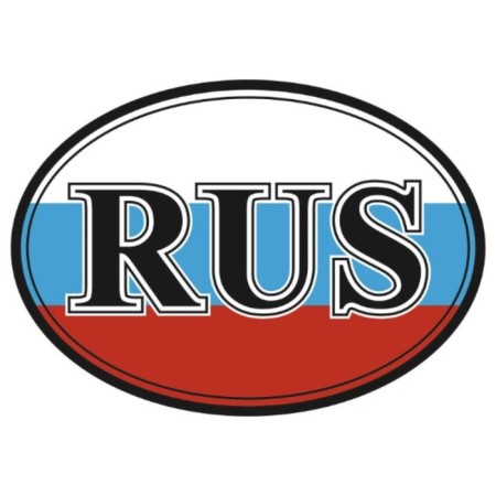 SkyWay sticker "Rus", 100x141 mm