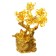 Bonsai souvenir 108 stones "Cash toad by a tree with amber" 17x14x8 cm