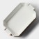 Board of heat -resistant ceramics Bellatenero, 31 × 19 × 7.5 cm, white color