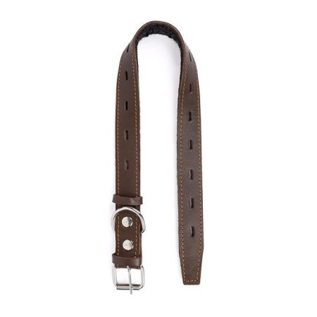 Collar leather dimensionless "zoonik", Osh 30-60 x 3 cm, mix of flowers-6