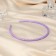 Hair rim "Divina" path, 0.5 cm, mix