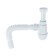 Siphon for sipi "Ani Plast" C0125, 1 1/2 "x40 mm, without release, with corrugation 40x40 mm