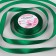 Satin ribbon, 12 mm × 23 ± 1 m, color saturated green No. С1123