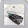 Decor for creativity textiles "Padishah brush" Black set 2 pcs 9x1 cm