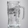 Glass beer mug "For an elegant beer -beer", 500 ml