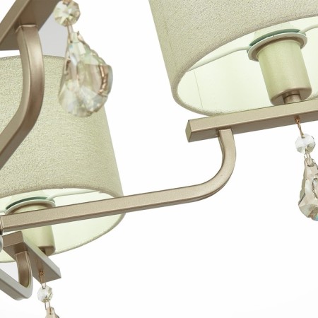 Suspended EVOLUCE lamp. Sle107703-05. Elida. 5x40 W, E14, 69.5x69.5x34 cm, Shampan-11