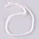 Beads made of natural stone "White quartz" set 90 pcs., Size 1 pc. - 4 mm