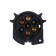 Trailer socket, 7-pin, 12 in