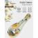 Supple stand under a spoon of “sunflowers”, 23.5 × 8.3 × 1.5 cm, glass, drawing