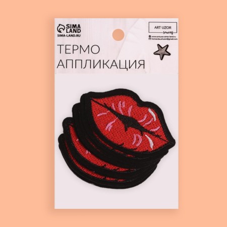 Thermal appliance "Lips", 6.9 × 3.9 cm, red color-4