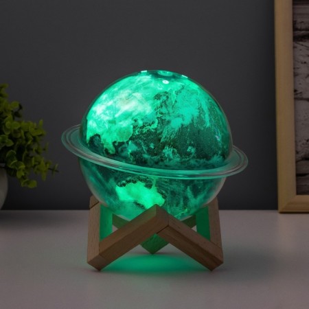 Night-owner "Planet" LED 2.2W USB 330ml 15.1x15.1x12 cm Risalux-5