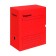 Archive box with A4 Calligrata valve, 150 mm, microgofrotcard, up to 1,400 sheets, red