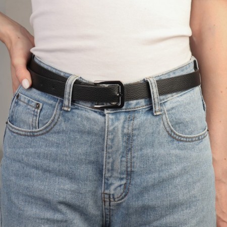 A belt buckle, 4 × 4.4 cm, 30 mm, black nickel color-3