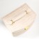 Casket to the leatherette for jewelry "Cream. Gloss and python" 13x21.5x15 cm