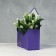 Golden embossing envelope "You are in my heart" Violet 18 x 24 x 7 cm