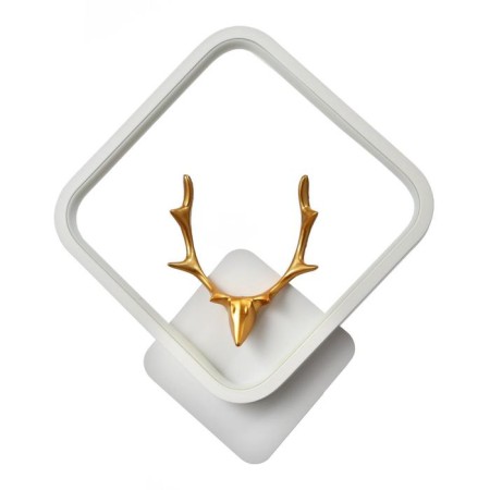 Bra "deer" LED 16W 4000k 24x24 cm white-gold 22x24 cm