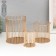 Summary Metal for 1 candle "Nimbus" set 3 pcs gold 8x10, 12x13, 15x17 cm