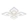 LED ceiling LED with Ambrella Light, Original, FA4285, 82 W, 6150LUM, 3000-6400K, white color.