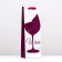 Package for the bottle "Wine", white 12 x 36 x 9 cm