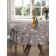The tablecloth “shy color”, round, Saten, d = 150 cm on the table