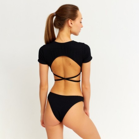 Separate Minaku women's swimsuit with a top color black, size 46-6