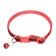 Two -layer collar with Fasteks "Glamur" 30 x 1 cm, red