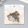 Decor Metal for creativity "Owl on a branch" under the brass (CG1216) 2.2x1.7 cm
