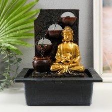 The desktop fountain from the network, backlight 